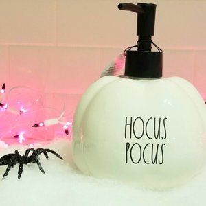 Rae Dunn Halloween HOCUS POCUS Cream Pumpkin Soap Lotion Dispenser